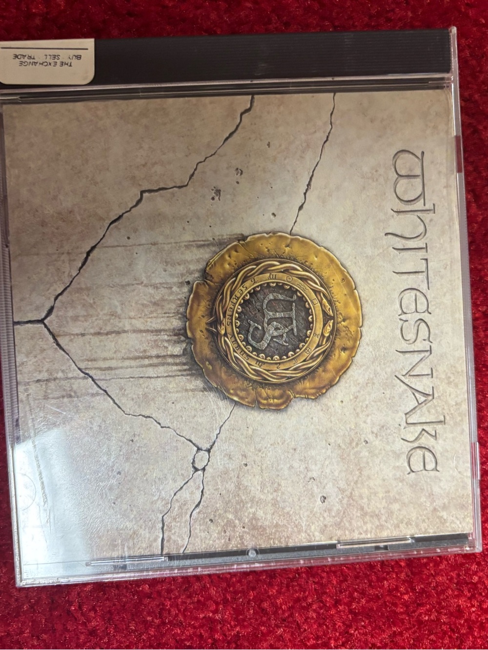 Whitesnake Self-Titled CD with Gold Medallion Artwork
